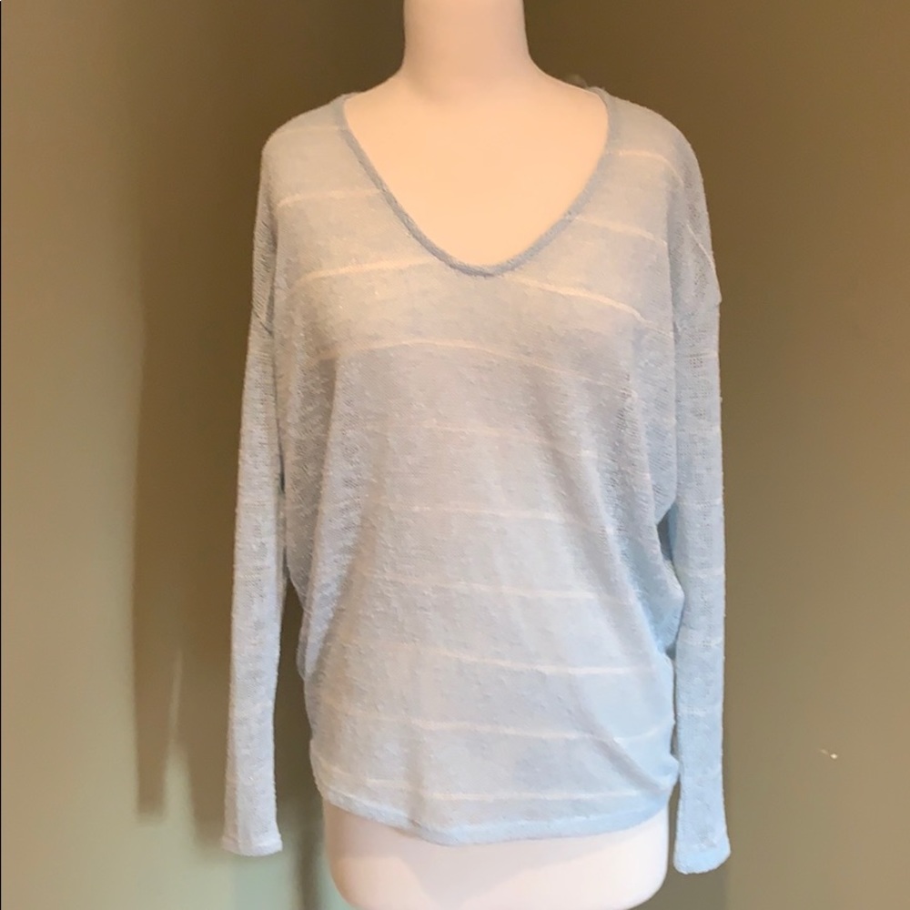 Mesh knitted shirt